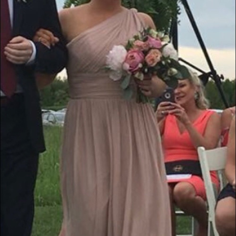 Watters & Watters Champagne Dress View 4